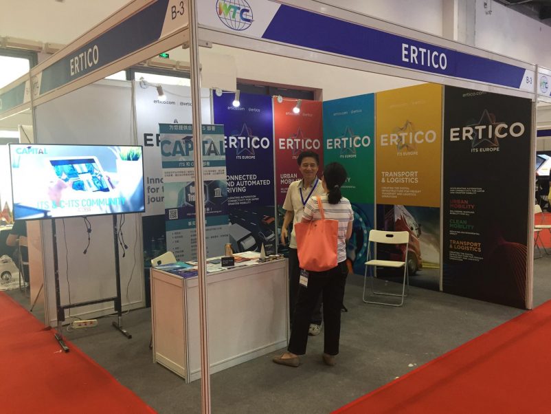 5G-MOBIX leaflets and video were also shown and distributed at the ﻿ERTICO - ITS Europe stand in the exhibition area.