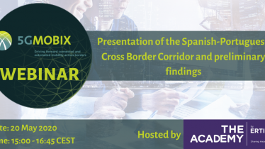 5G-MOBIX: Presentation of the ES – PT Cross Border Corridor. A Webinar hosted by the ERTICO Academy